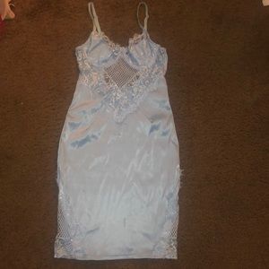 Fashion Nova Dresses - Fashion Nova Lace Light Blue Bodycon Dress Fashion Nova Dresses - Fashion Nova Lace Light Blue Bodycon Dress